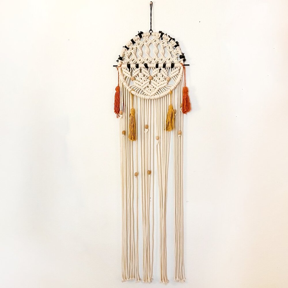 Boho Macrame Wall Hanging - Picture 2 of 2